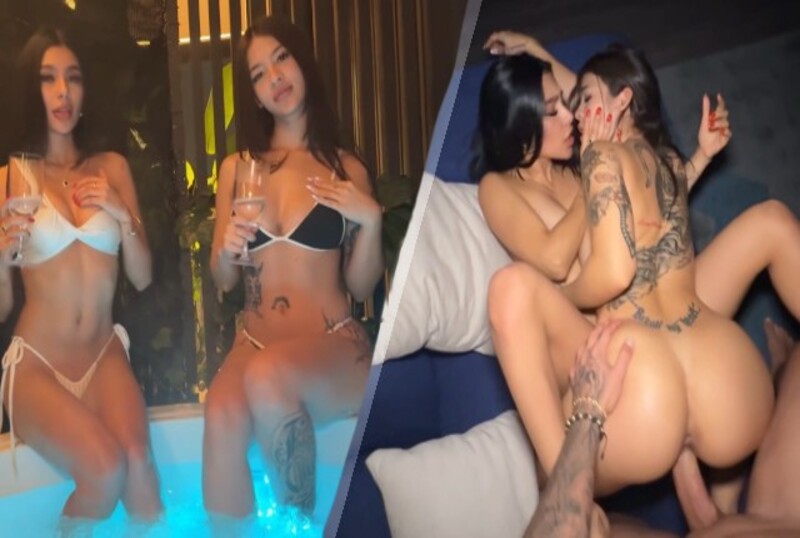 POUB-8302 我和我最好的朋友和她的男朋友做三人行！我喜歡她男朋友的雞巴。 Anna cherry 7
